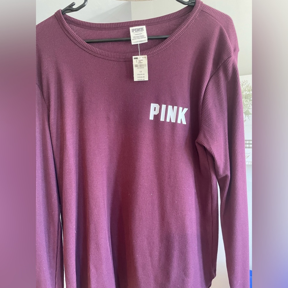 Pink top- Size Large. New with tags. Never worn - Picture 3 of 3